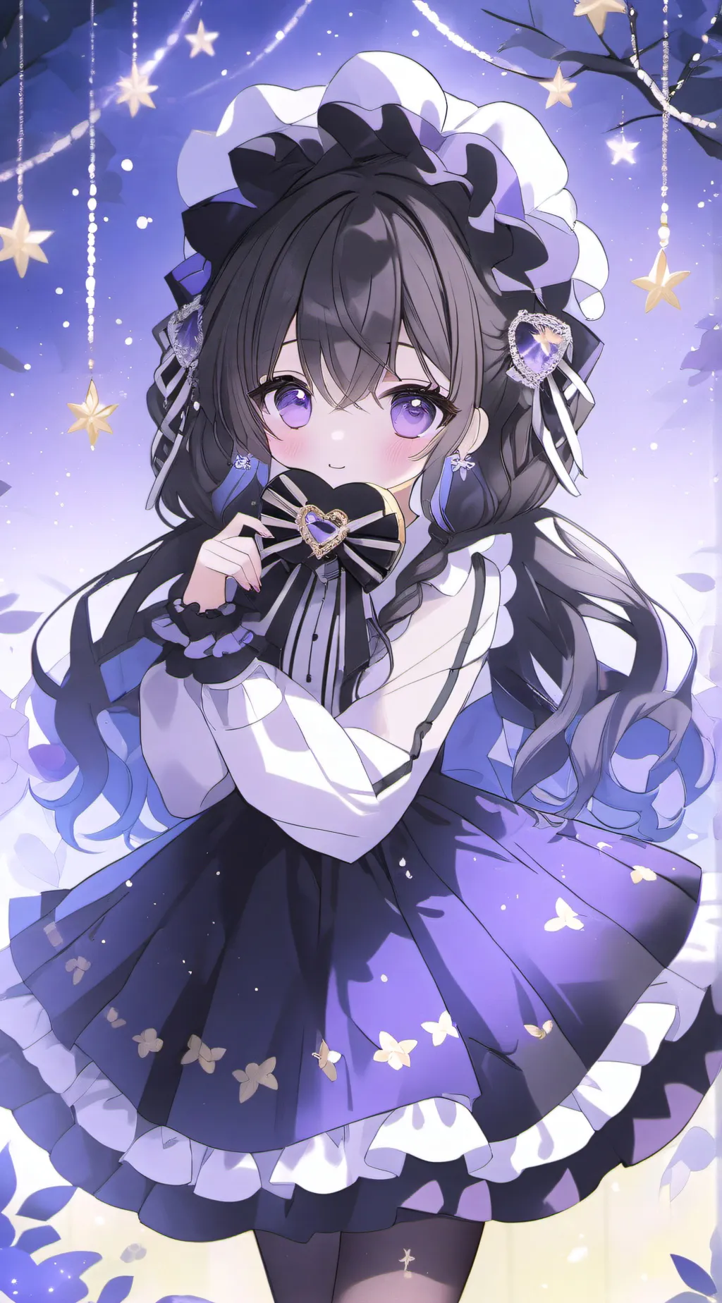 ai character: cute doll background