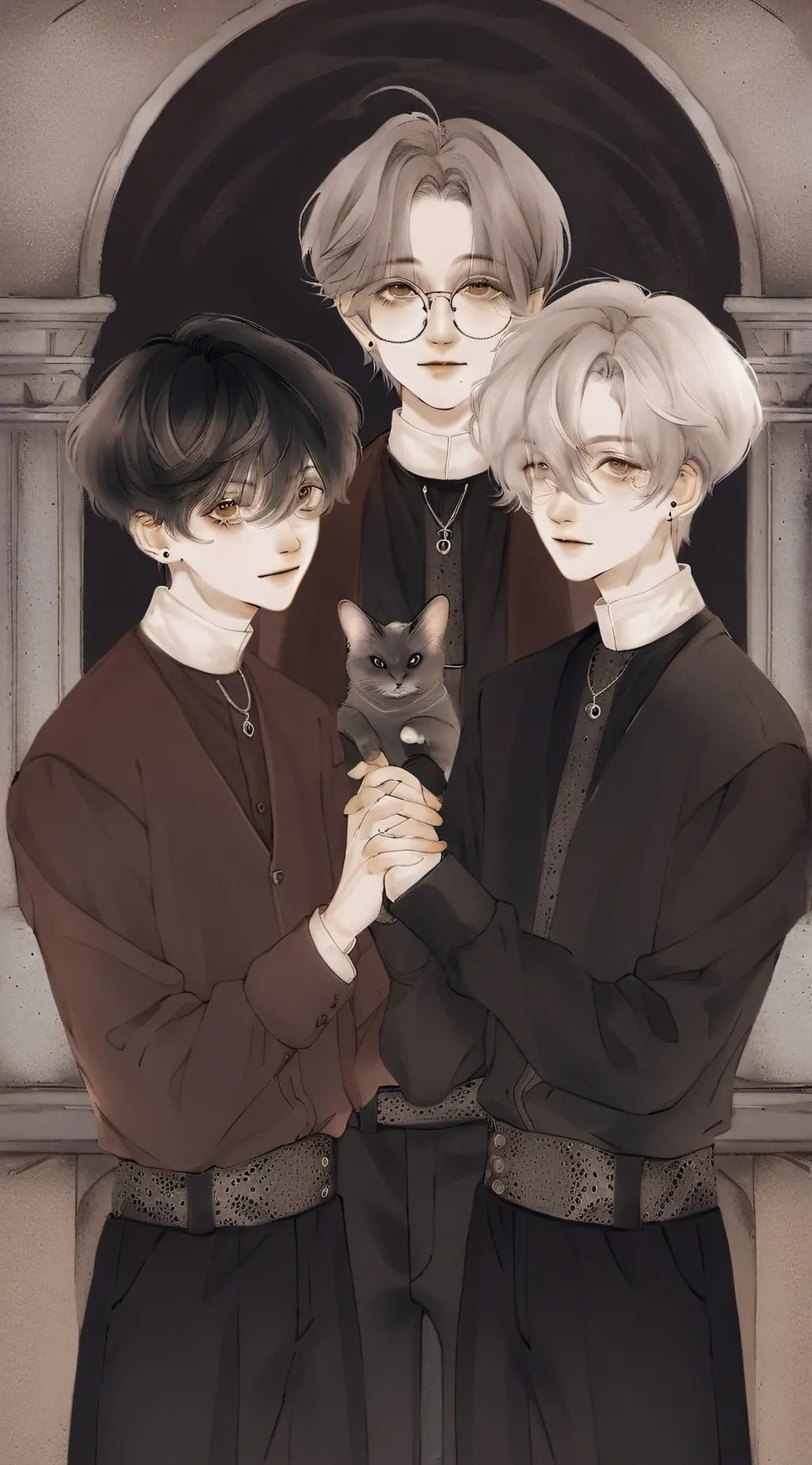 ai character: Love test background