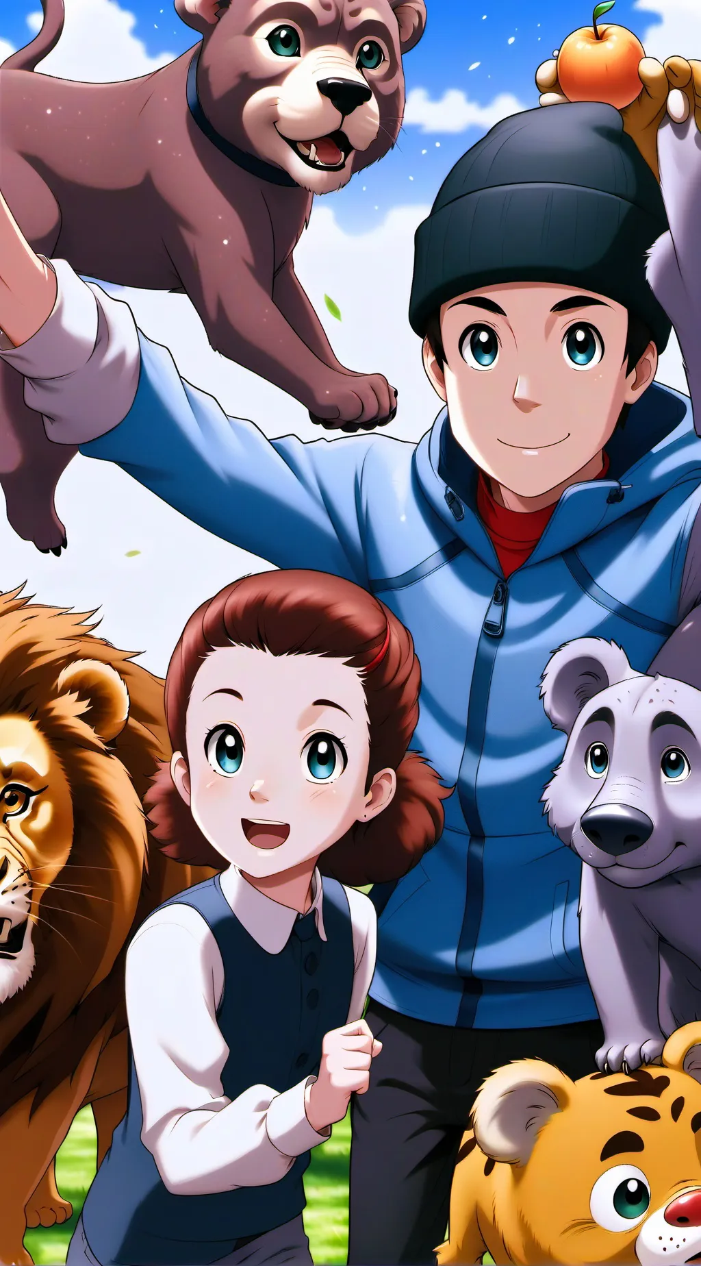 ai character: ❌Banana splits❌ background