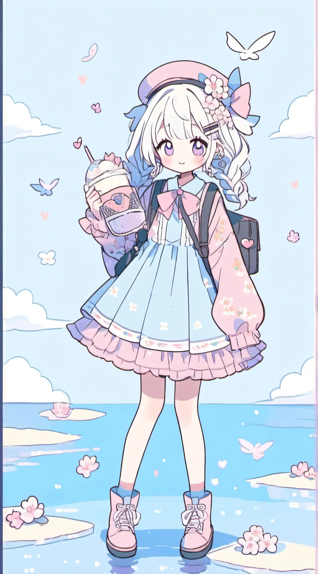 ai character: ninu background