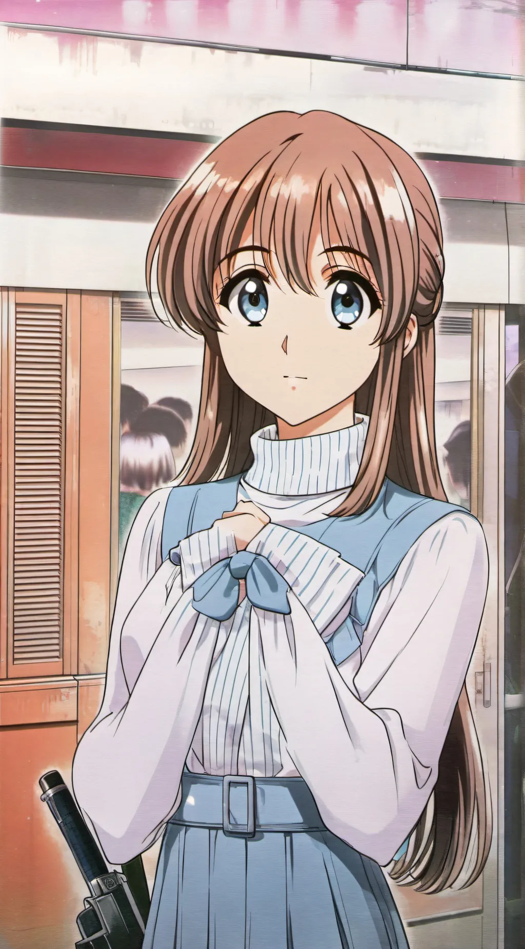 ai character: sky background