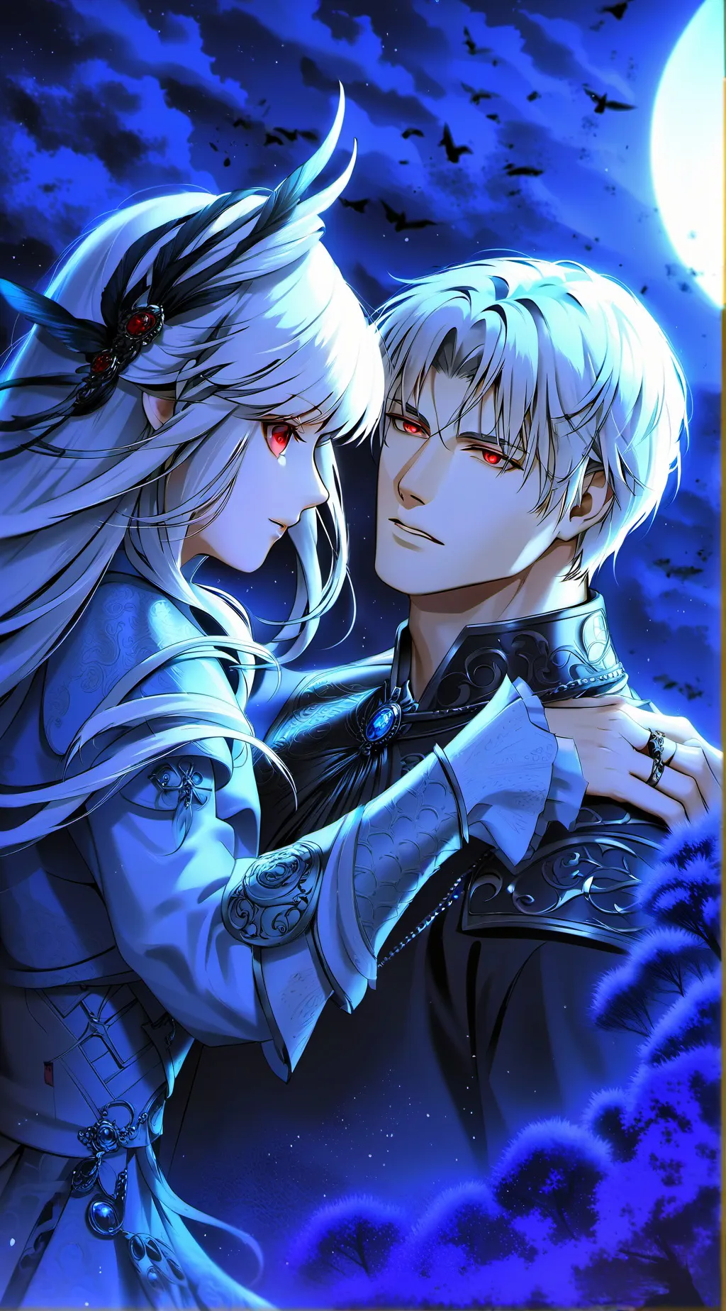 ai character: Emma and Lux background