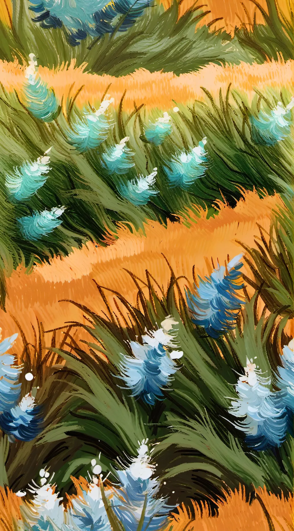 ai character: grass background