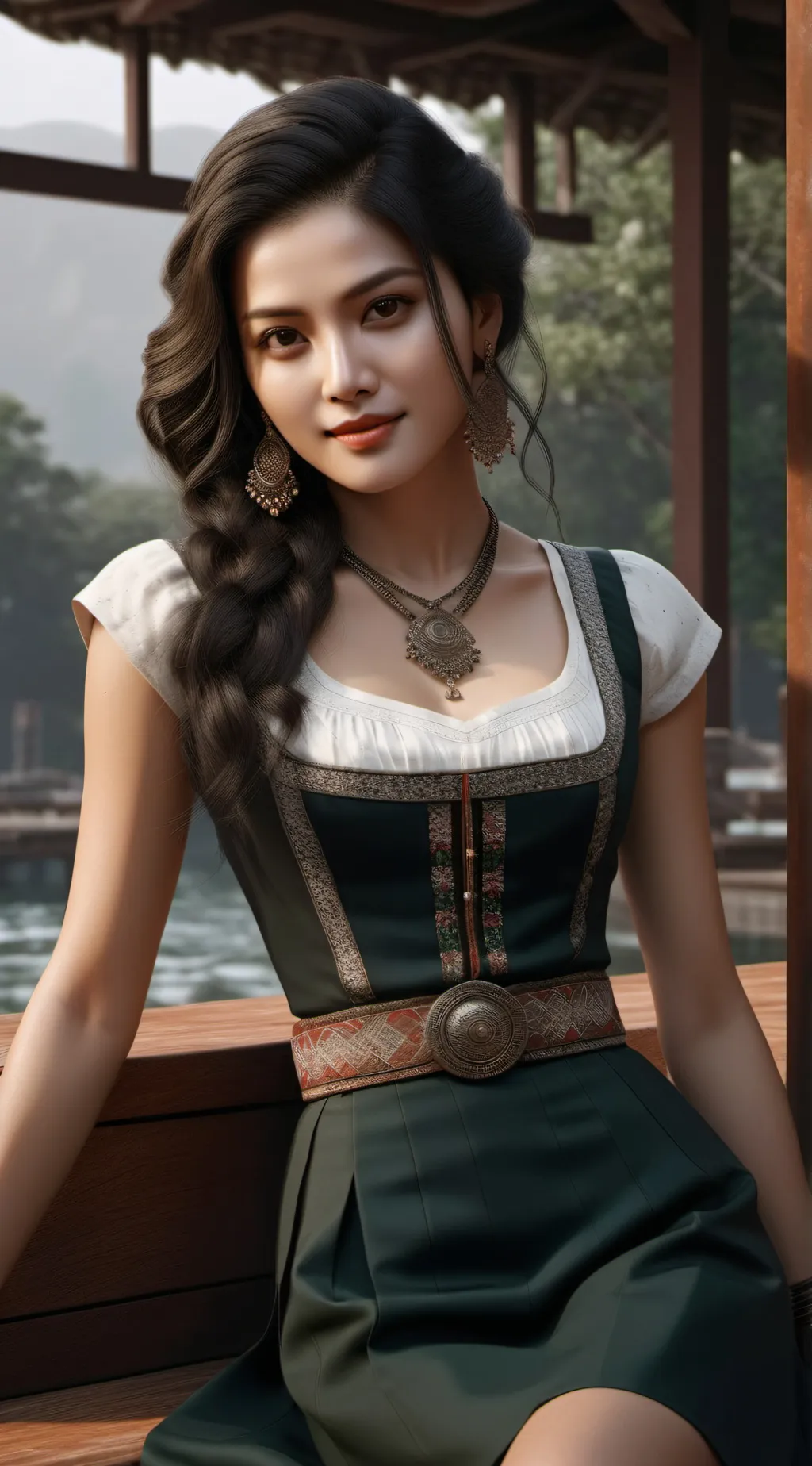 ai character: дина✯ background