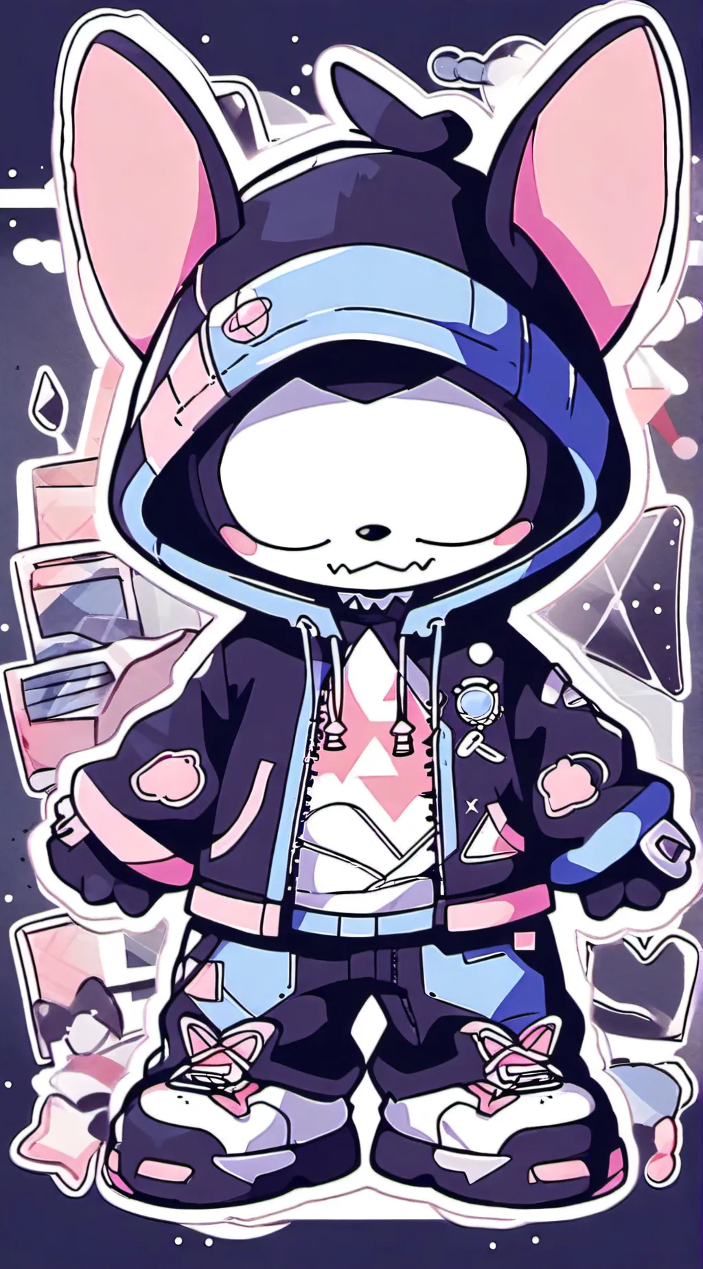 ai character: Stitch <3😃 background