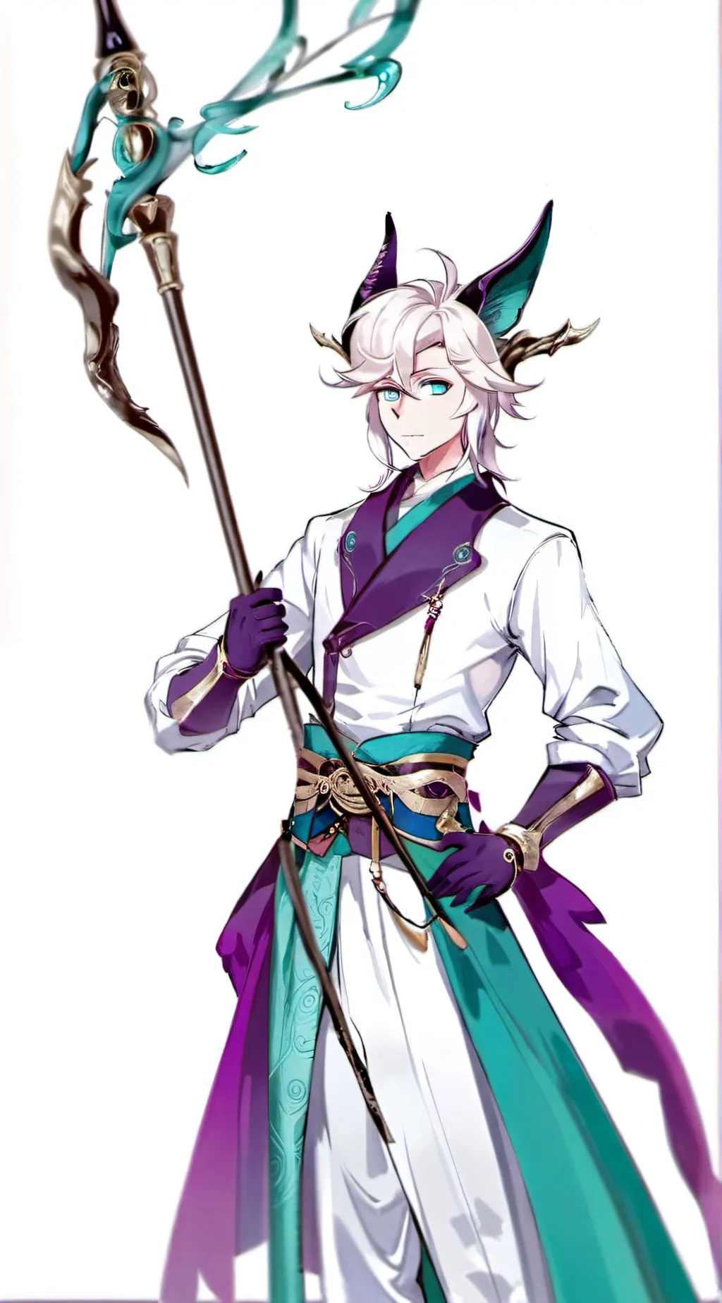 ai character: 7p alastor  background