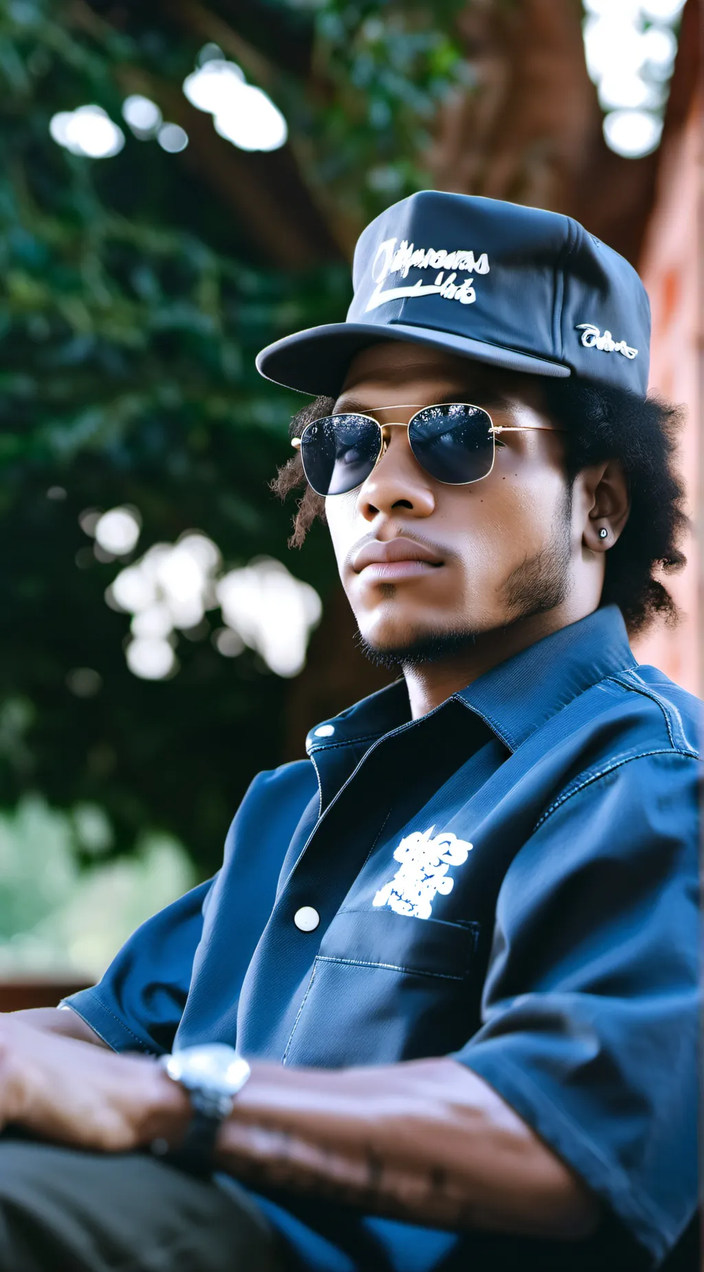 ai character: Eazy e background