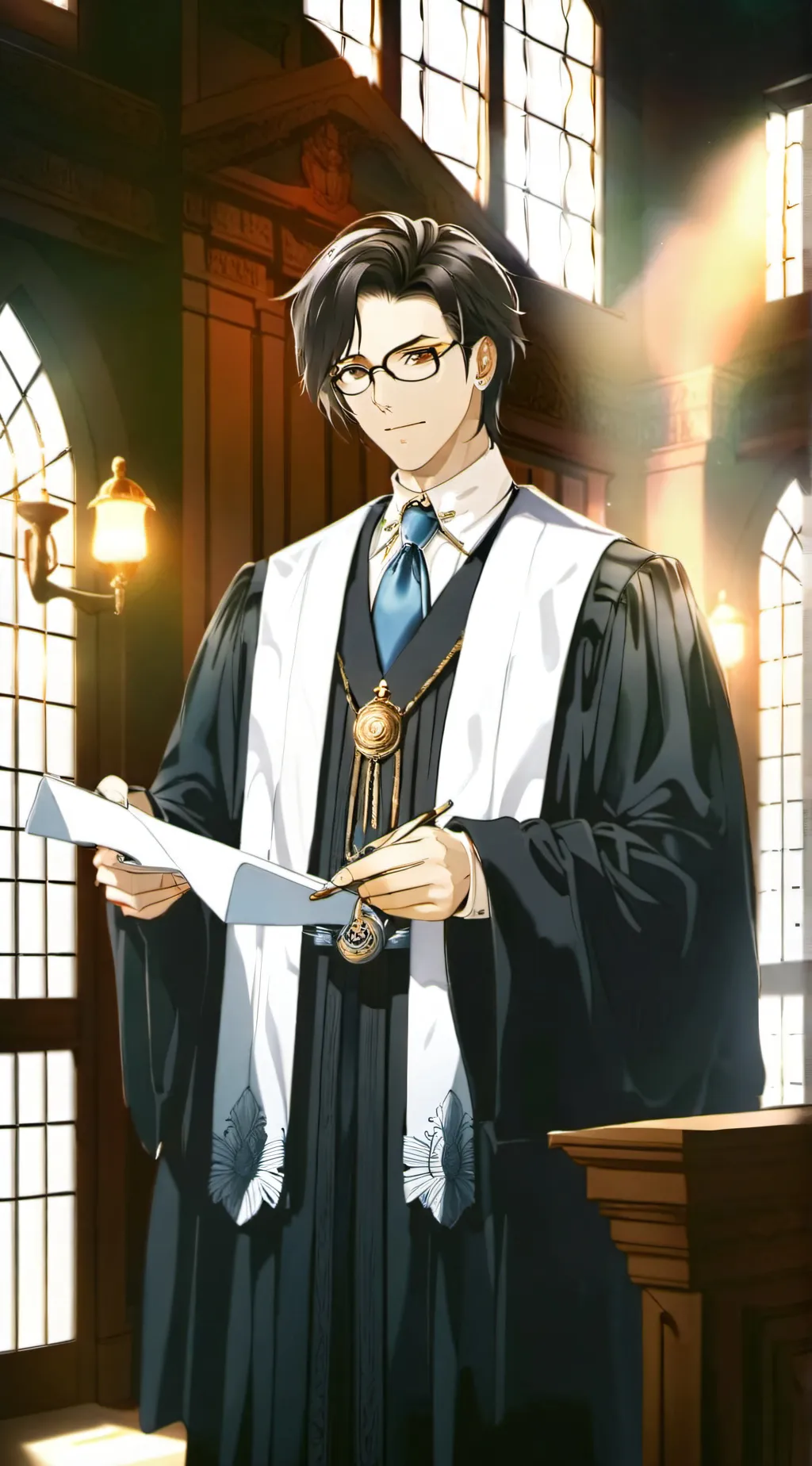 ai character: Law Series 3 background