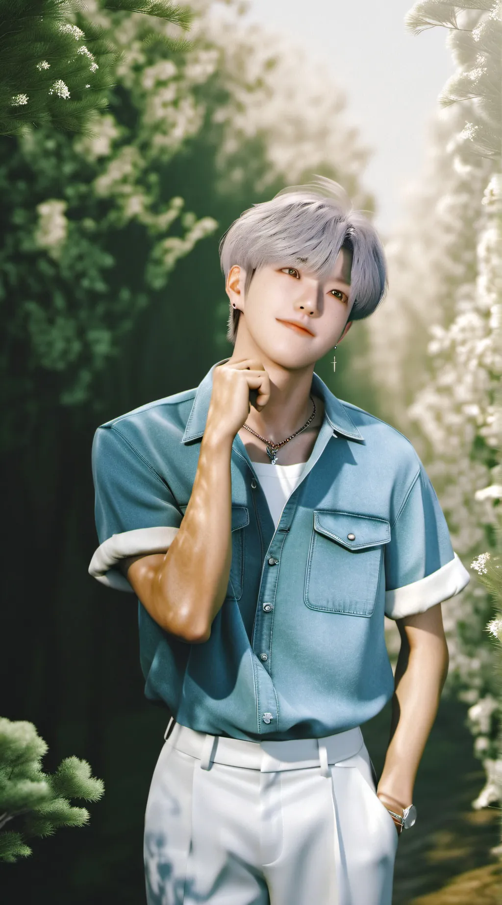 ai character: •-HAN JISUNG-• background
