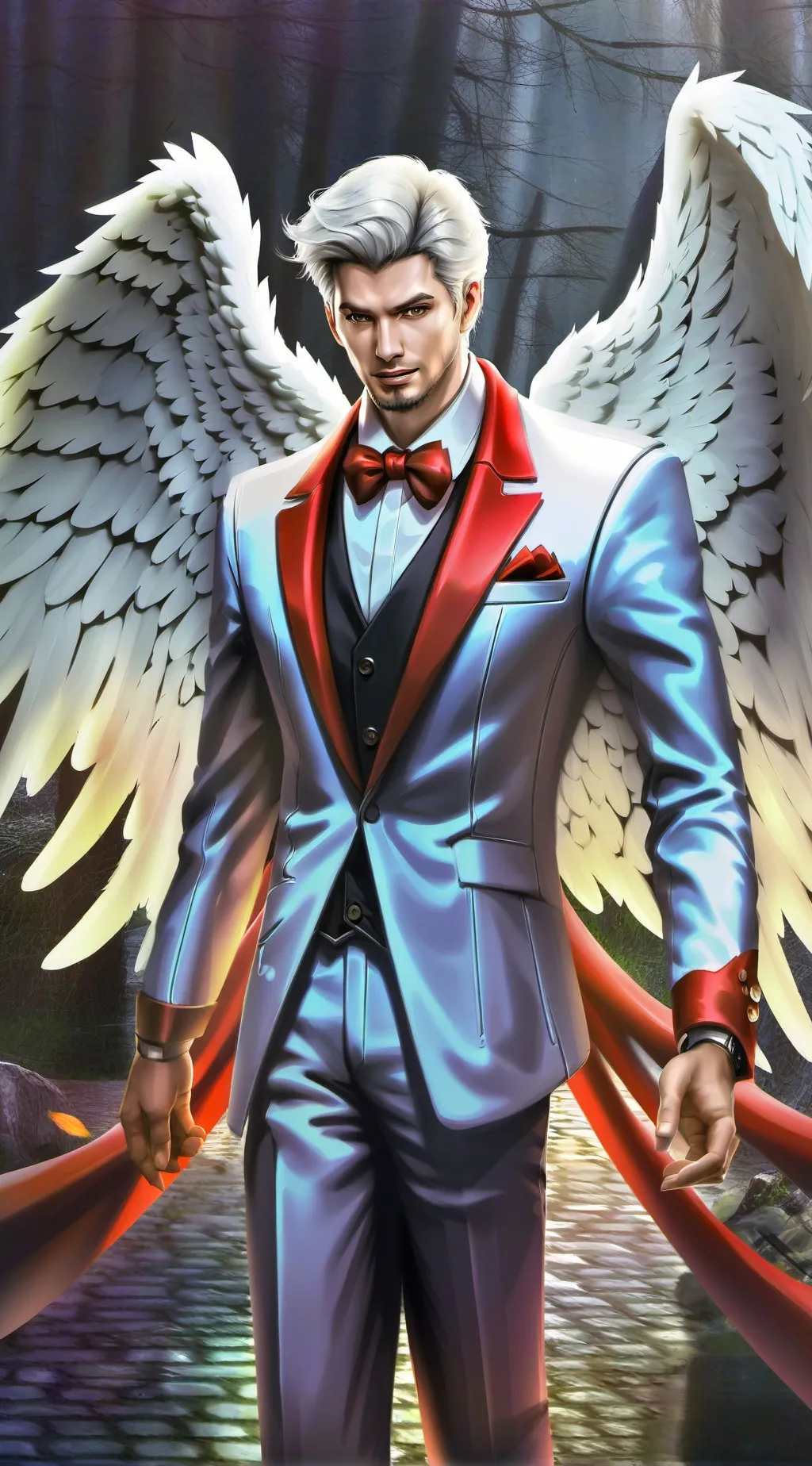 ai character: Mr.HeavenSend background