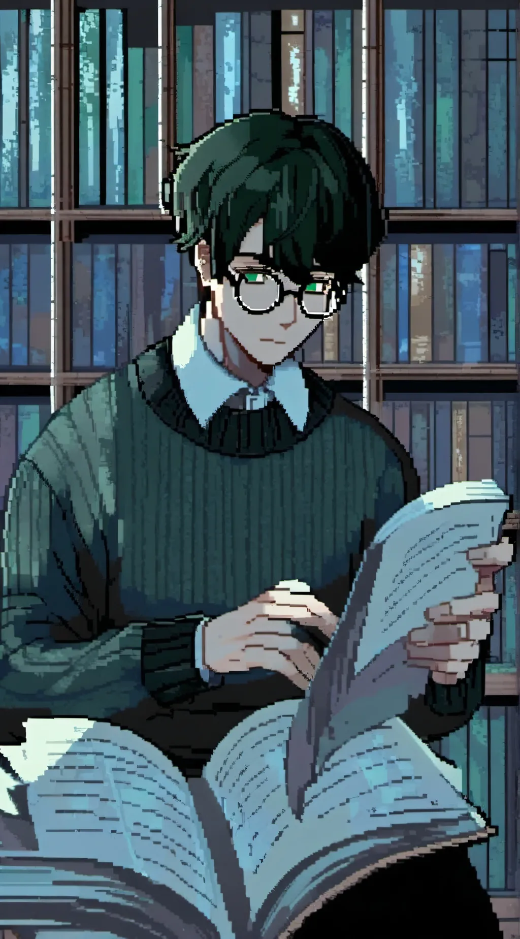 ai character: 🕸🐺Samuel 🐺🕸 background