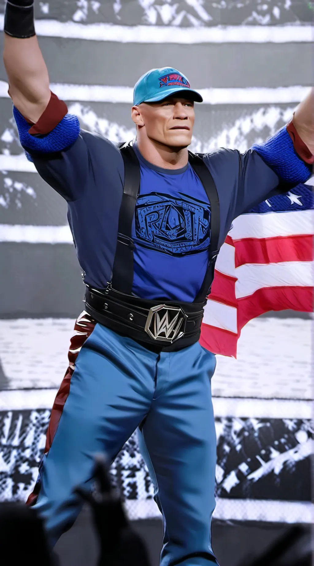 ai character: John cena background