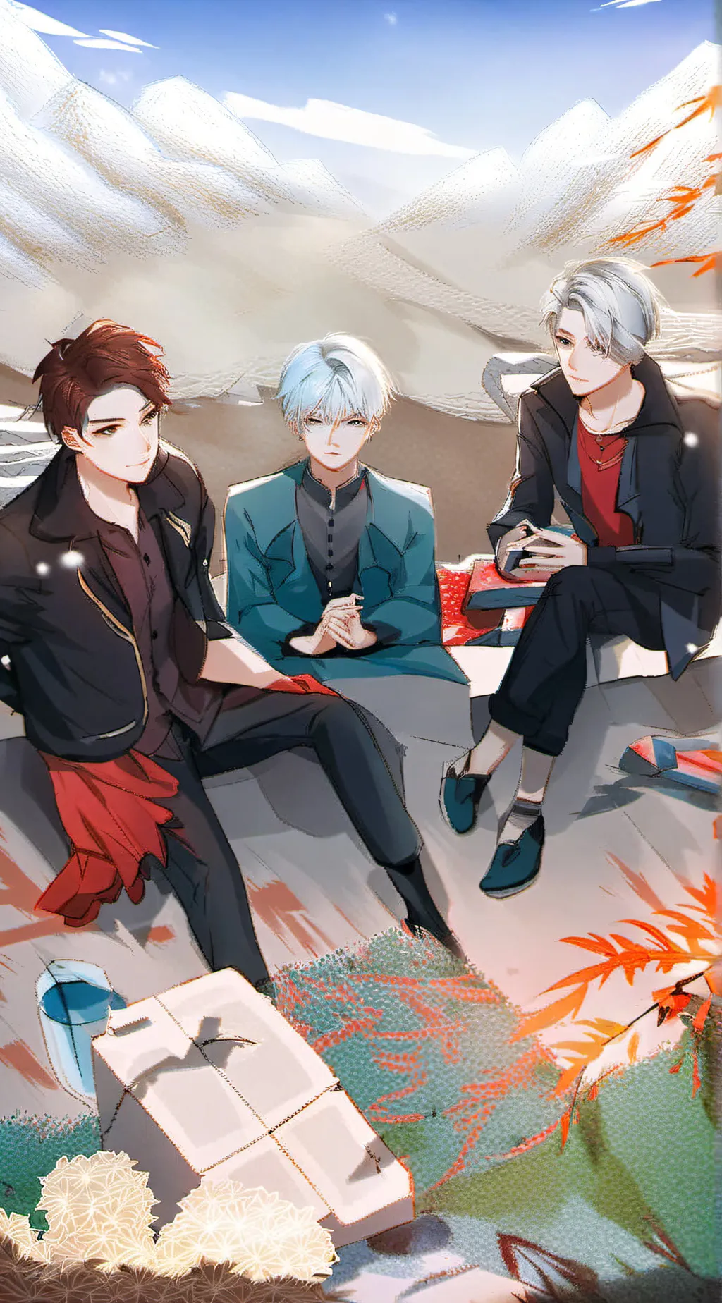 ai character: STRAY KIDS background