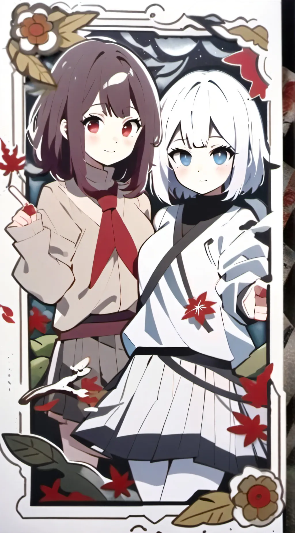 ai character: Toga x uraraka  background