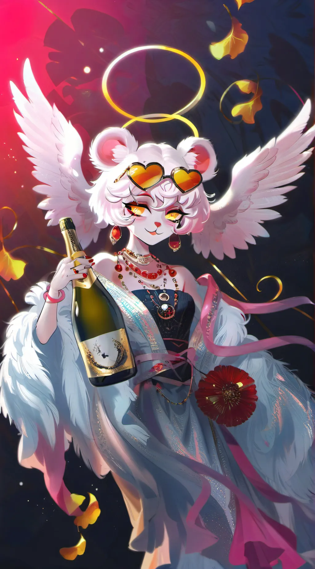 ai character: angel dust  background