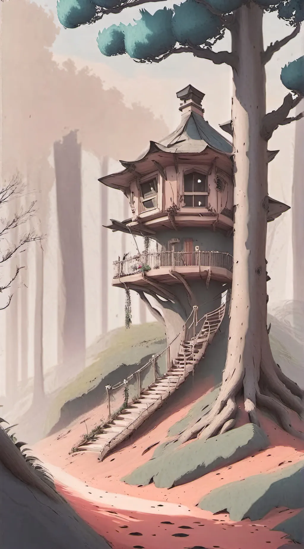 ai character: Future Anya background