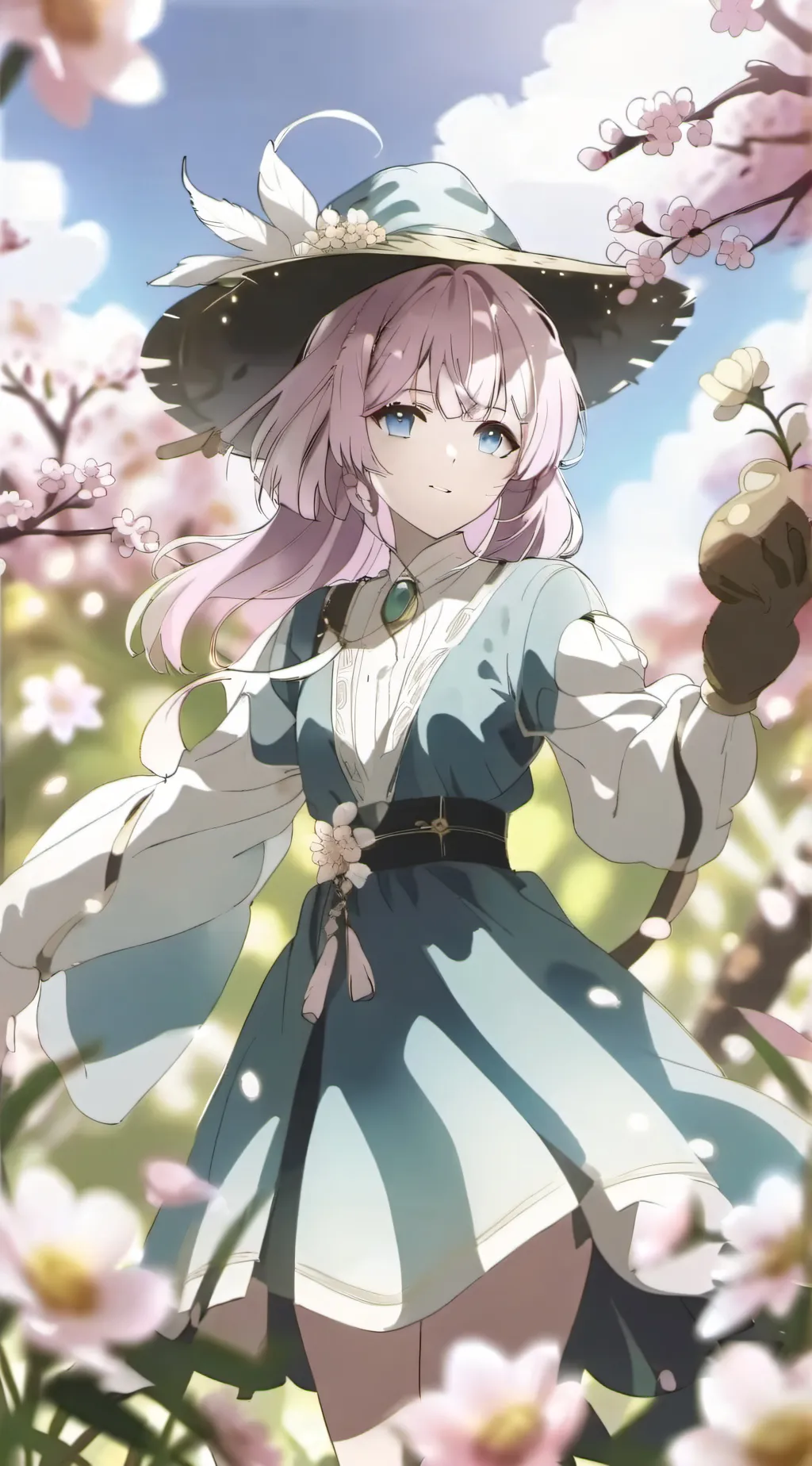 ai character: Lilly background