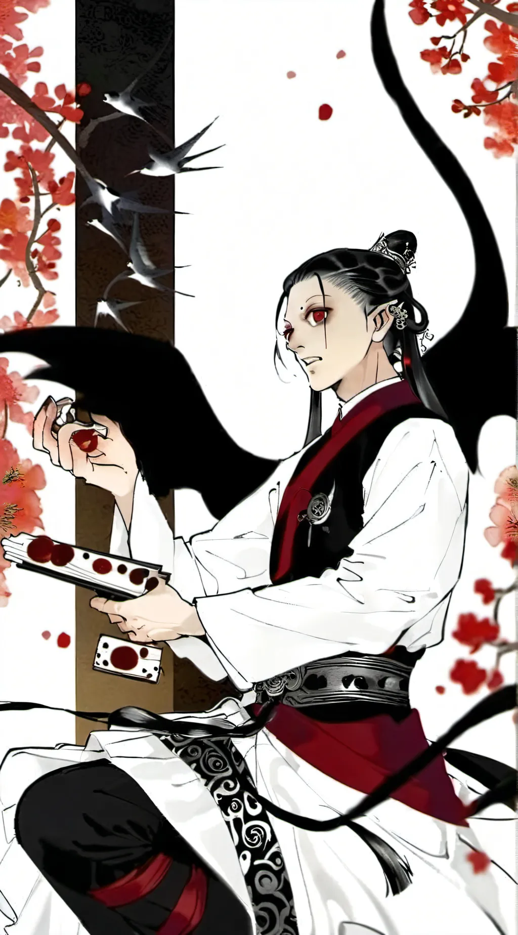 ai character: demon Slayer background