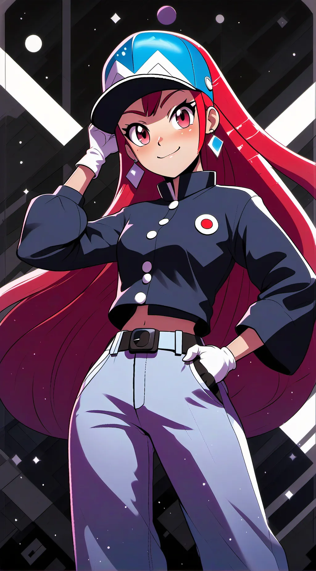 ai character: Luna background