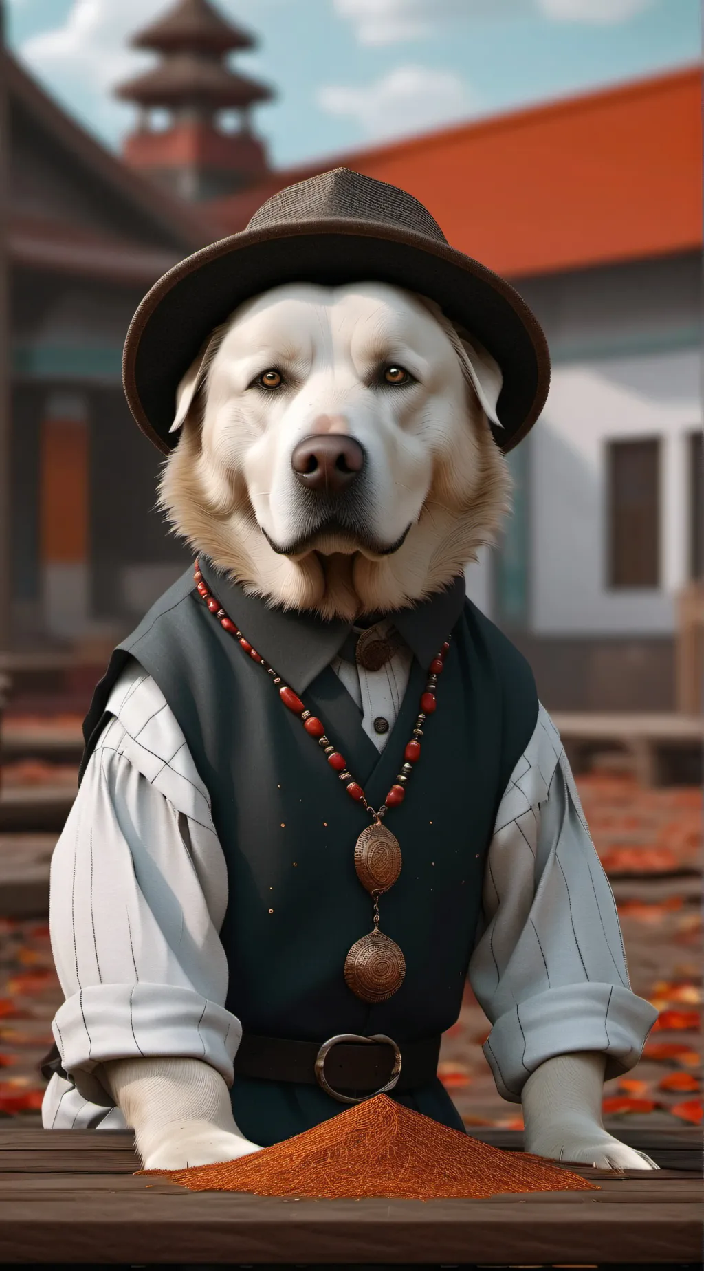 ai character: DAWG  background