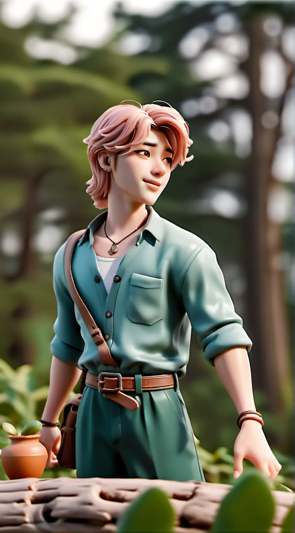 ai character: Bakugou rizz😫😏 background