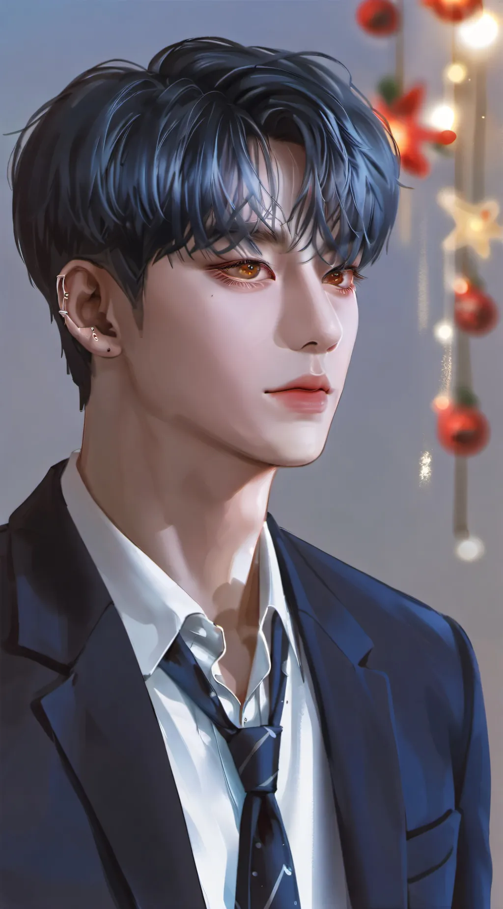 ai character: Kim Taehyung  background