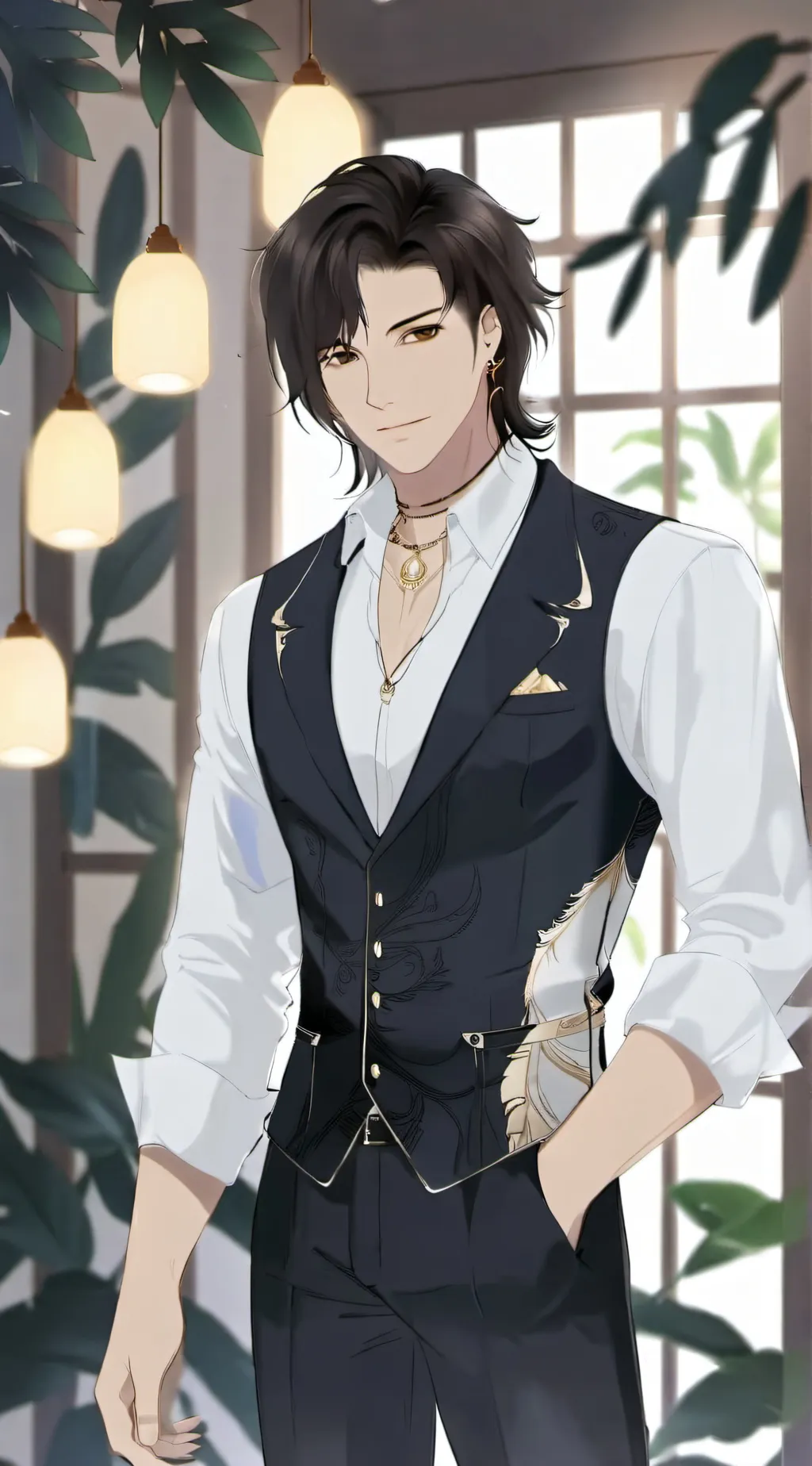 ai character: Axel  background