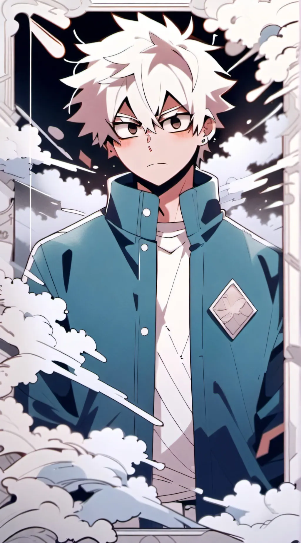 ai character: Bakugo  background