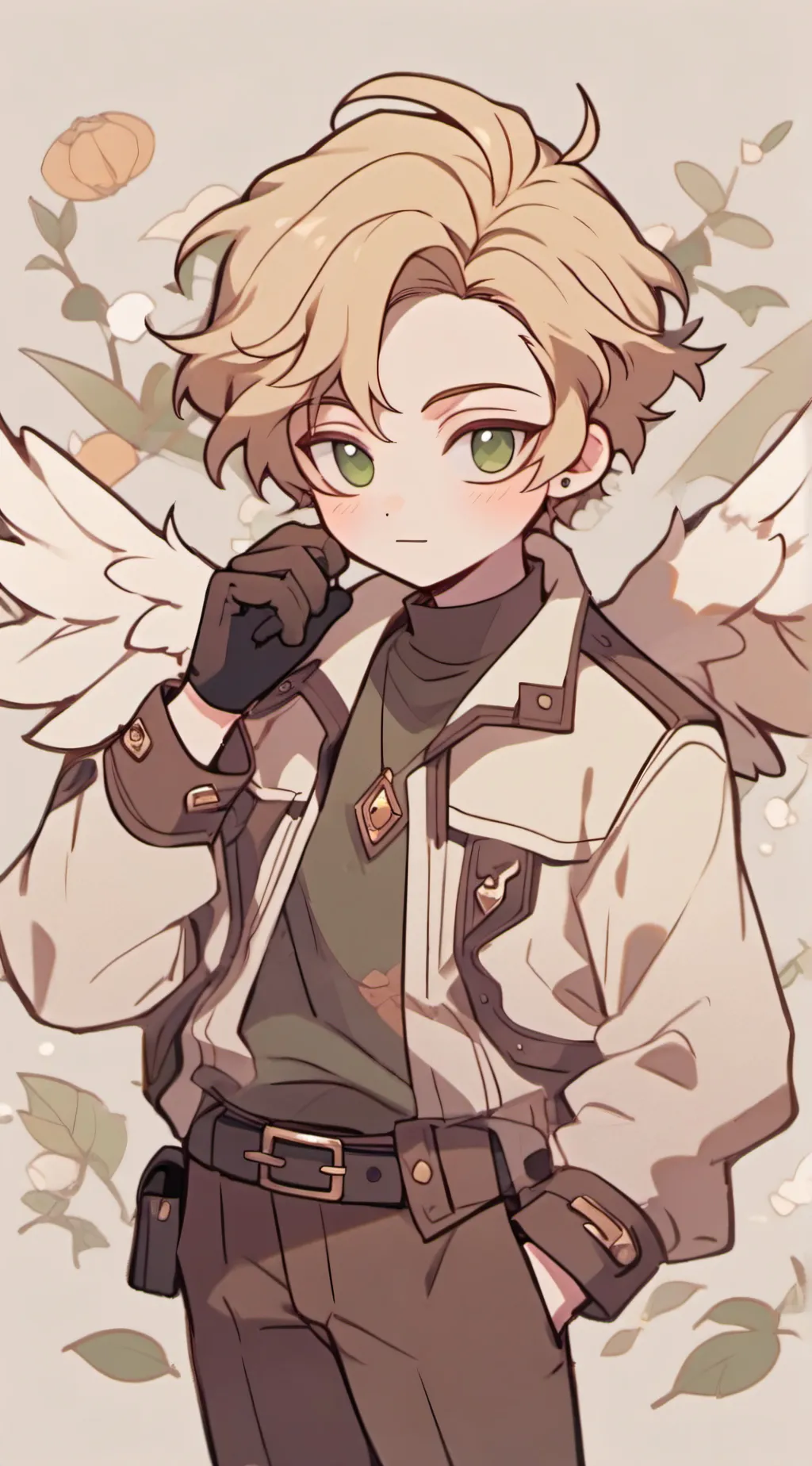 ai character: Hawks ✨ background