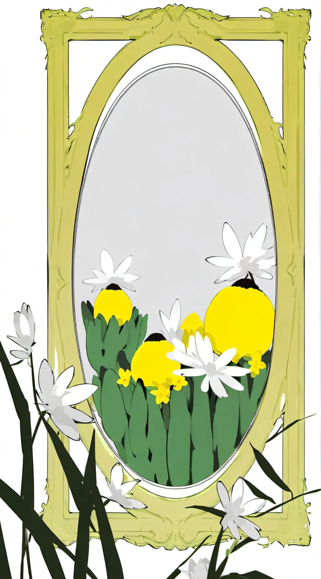 ai character: glisten background