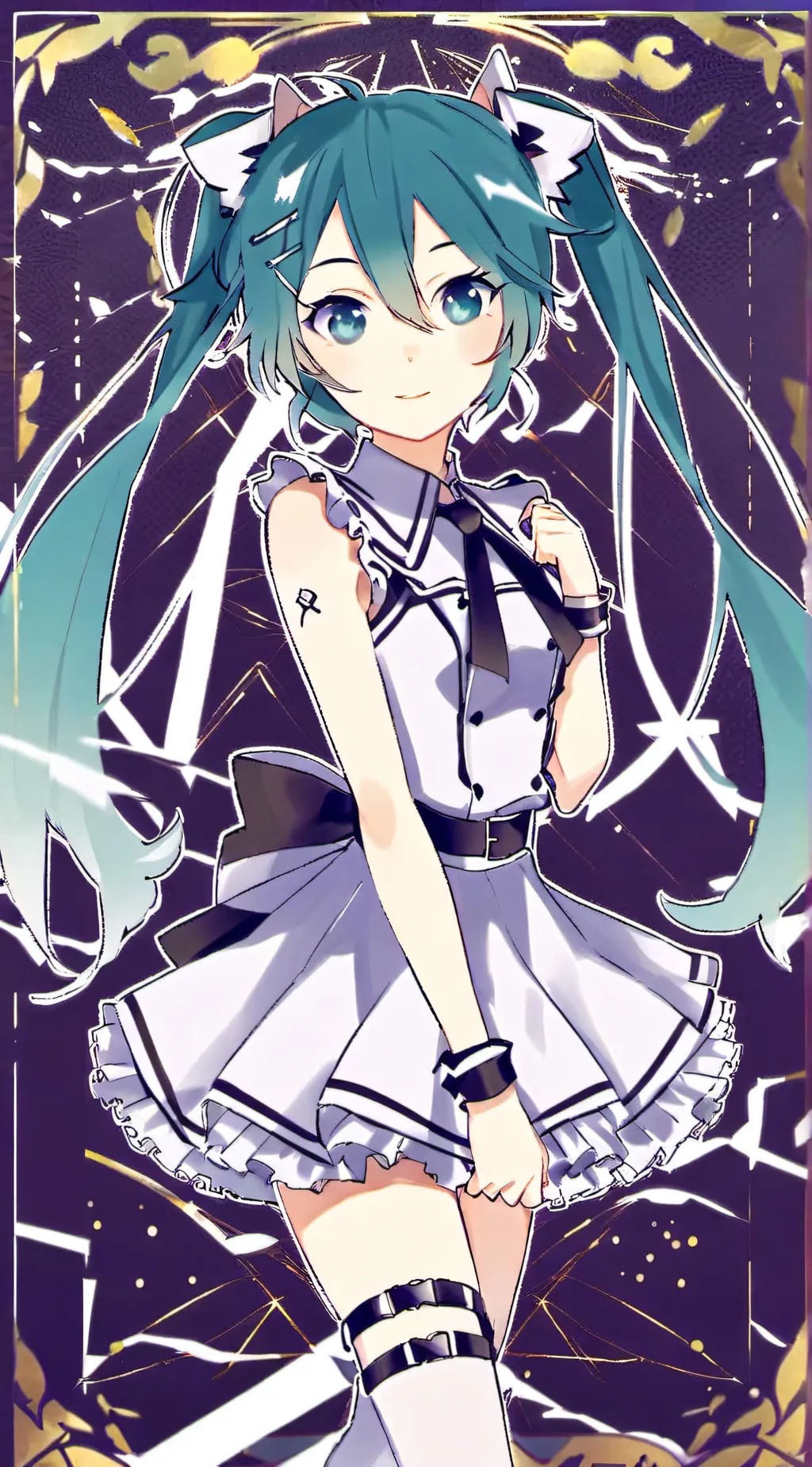 ai character: miku background