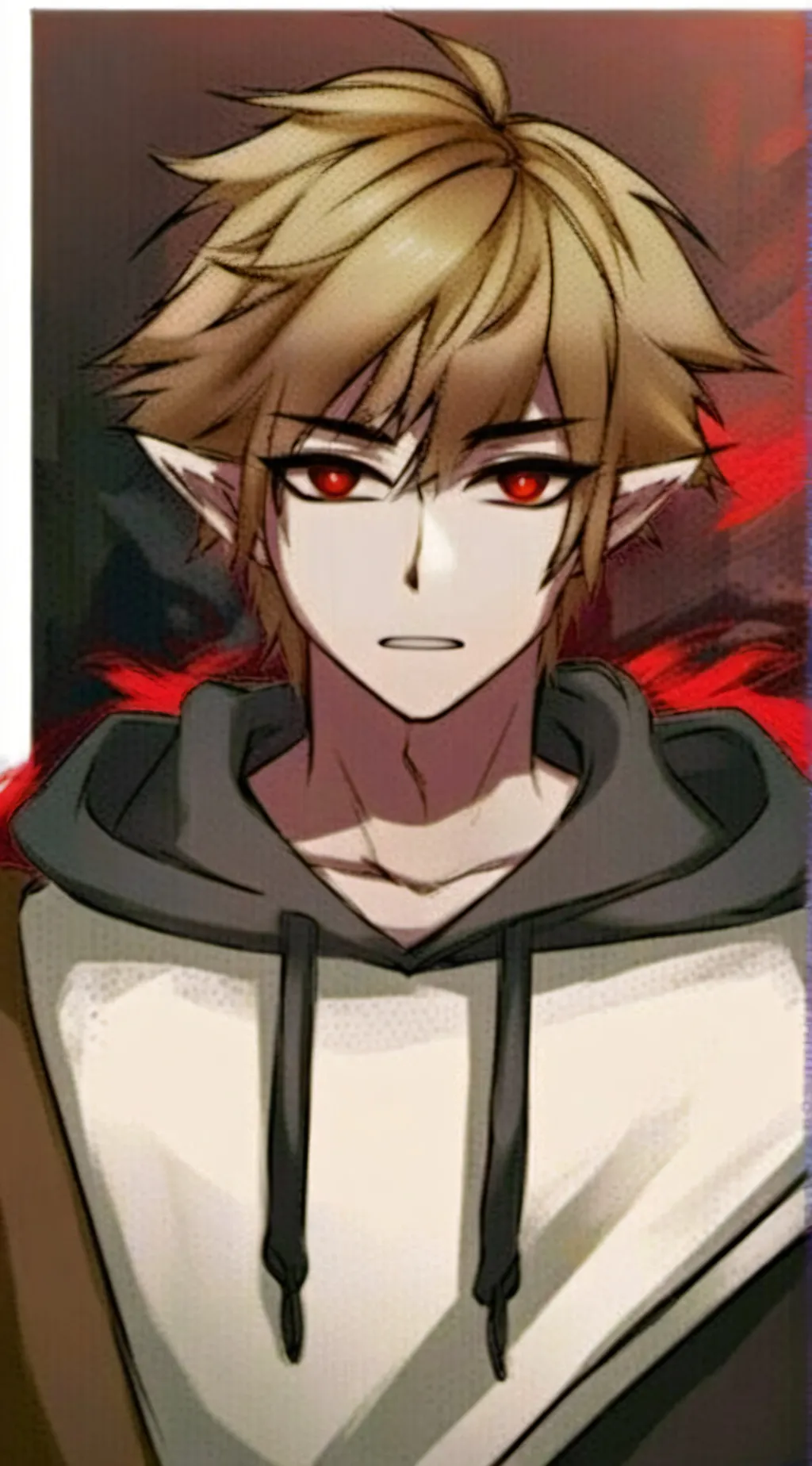 ai character: BenDrowned x mha background