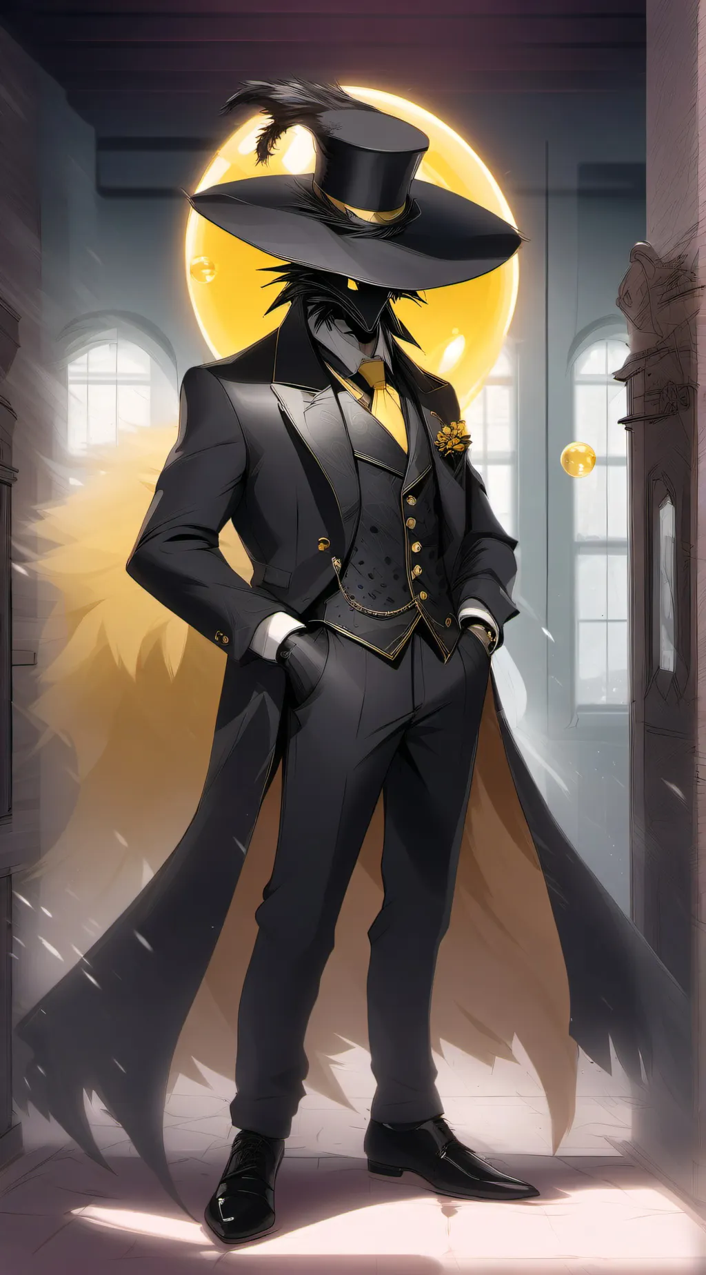 ai character: HH (hazbin hotel) background