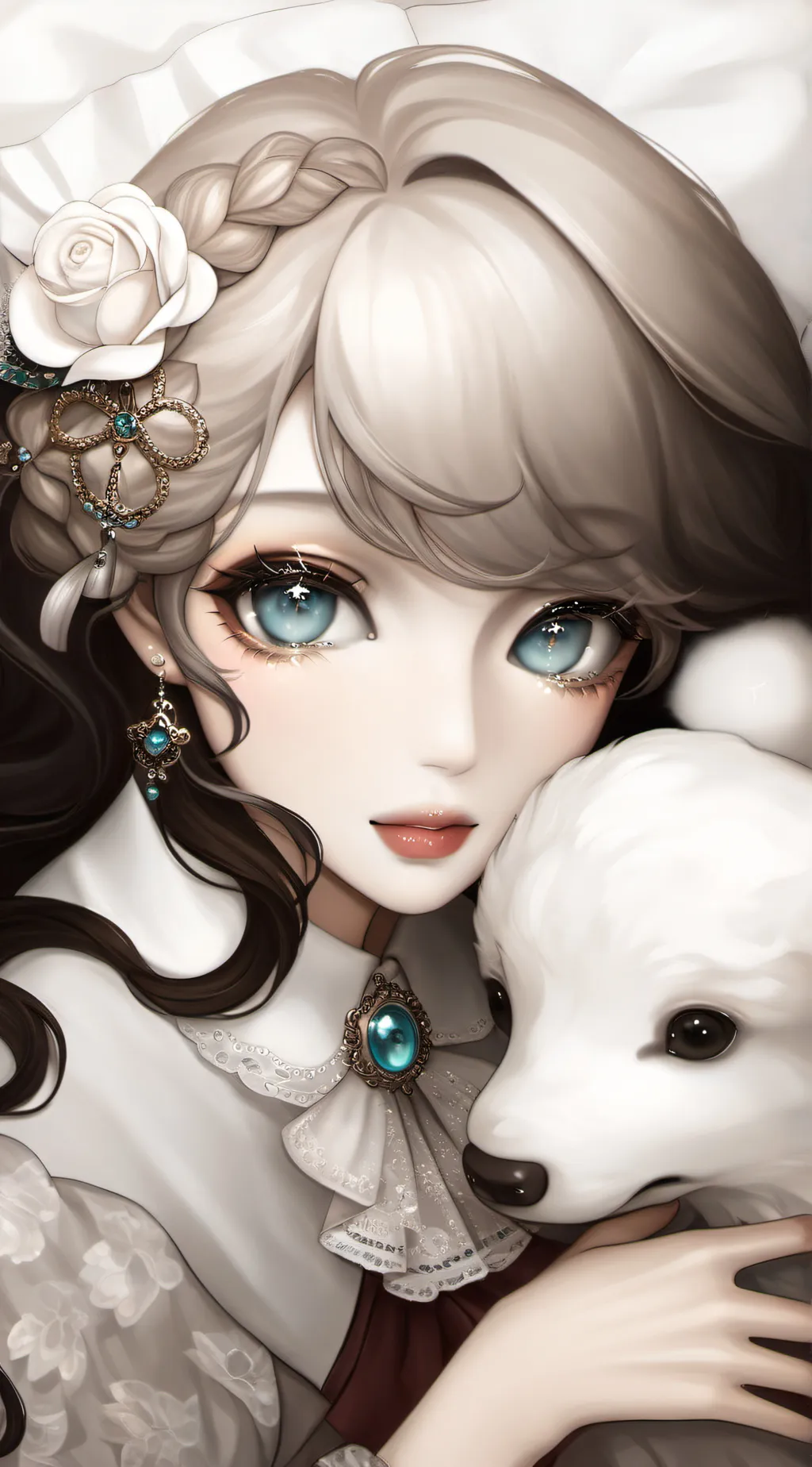 ai character: bff duo mha background