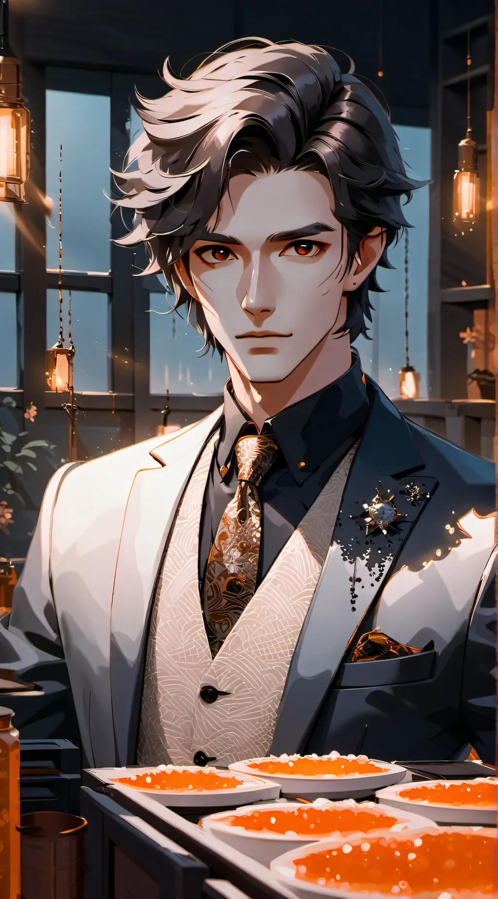 ai character: tom the pinguin background