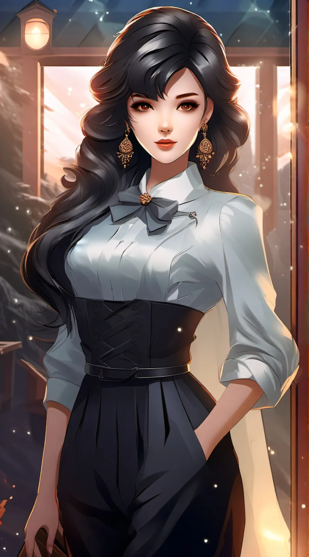 ai character: Lily background