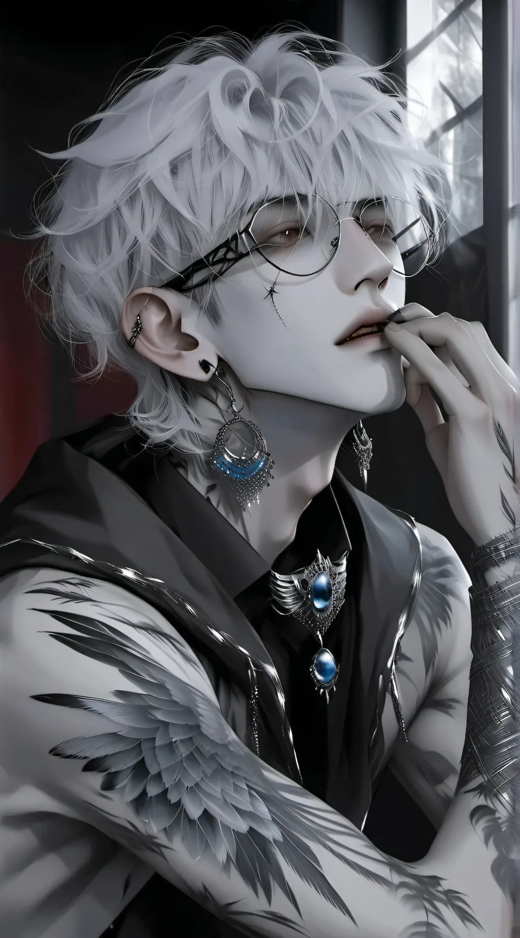 ai character: 🐈‍⬛Zyan🖤 background