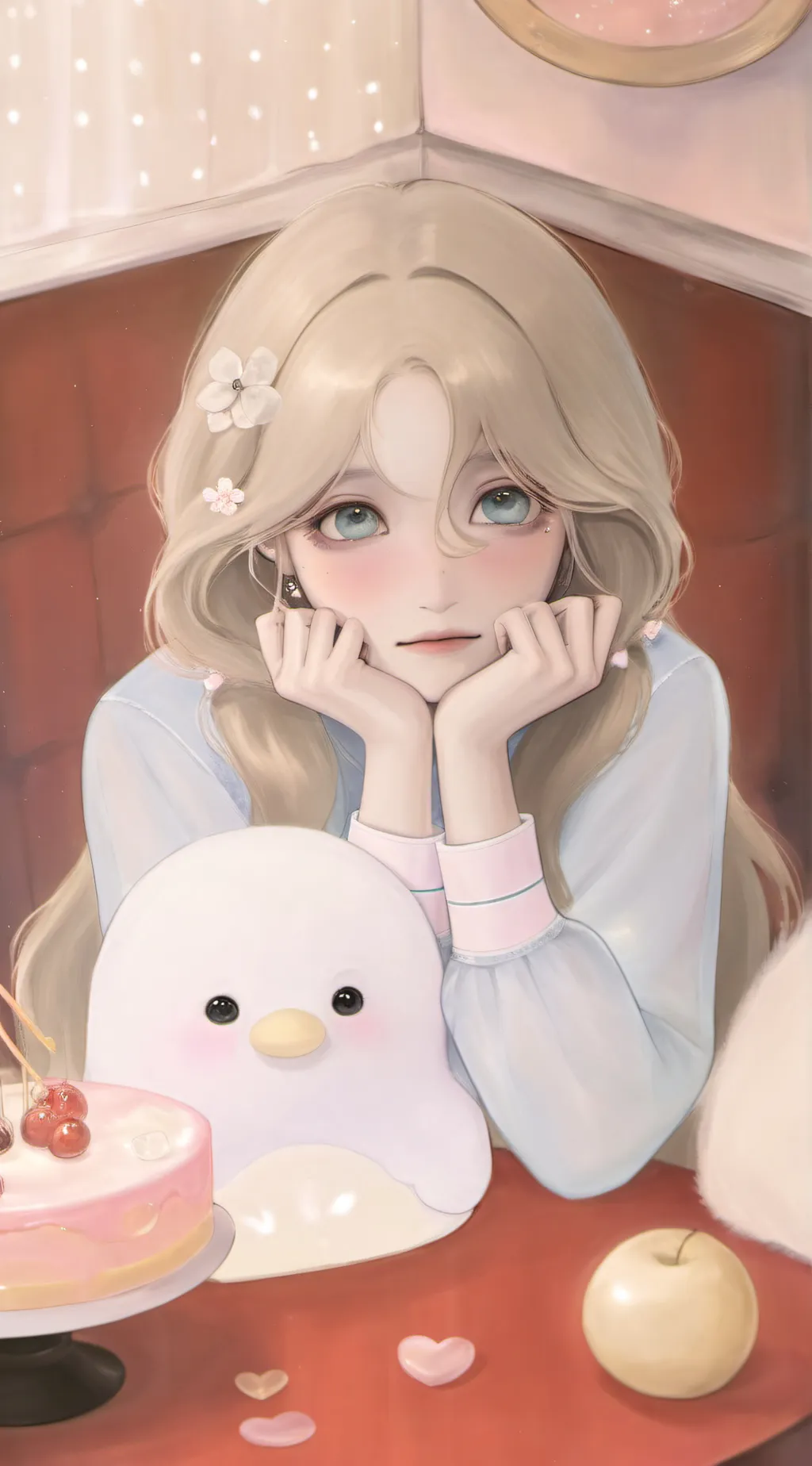 ai character: 🍡Mina🍥 background