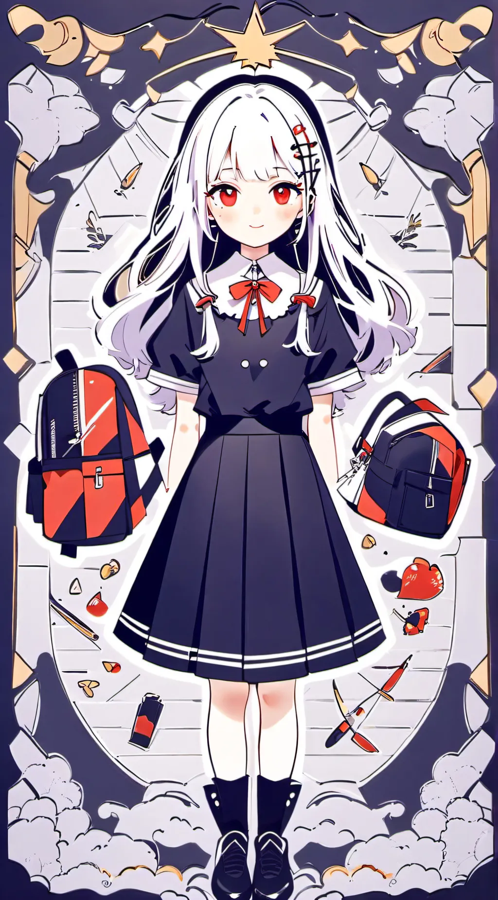 ai character: Azalea background