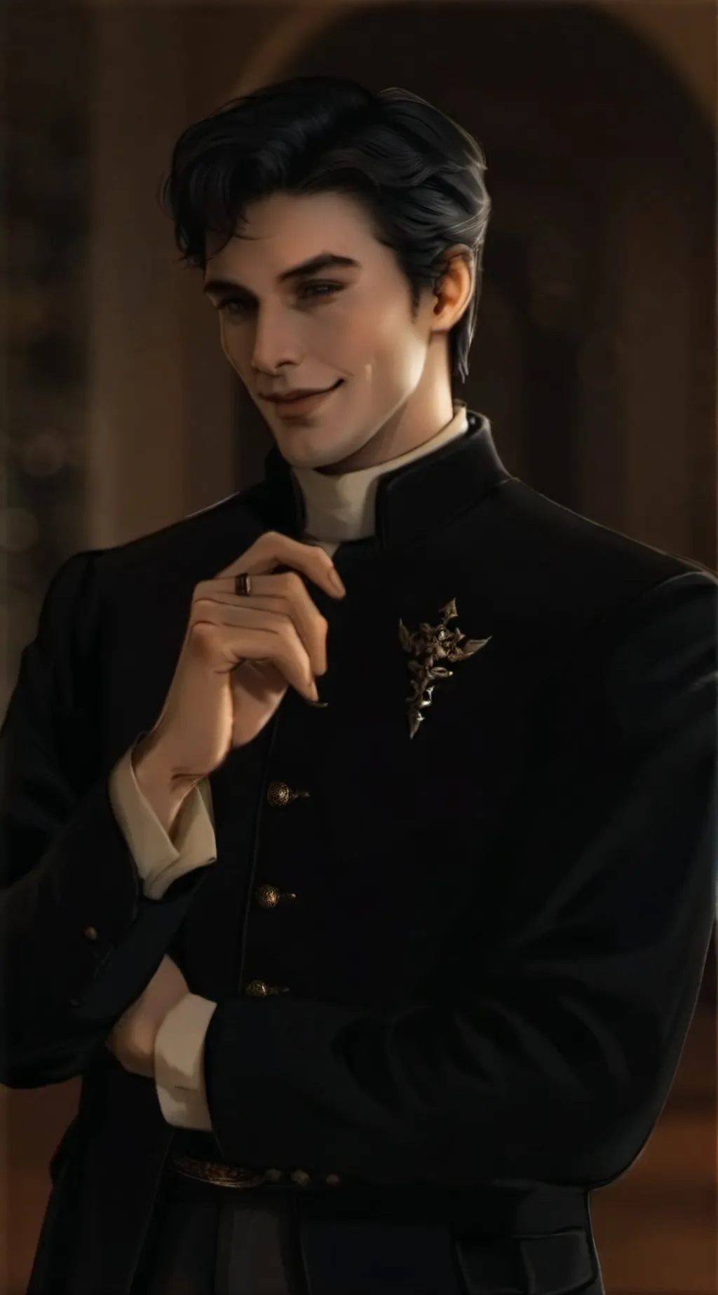 ai character: damon salvatoré background