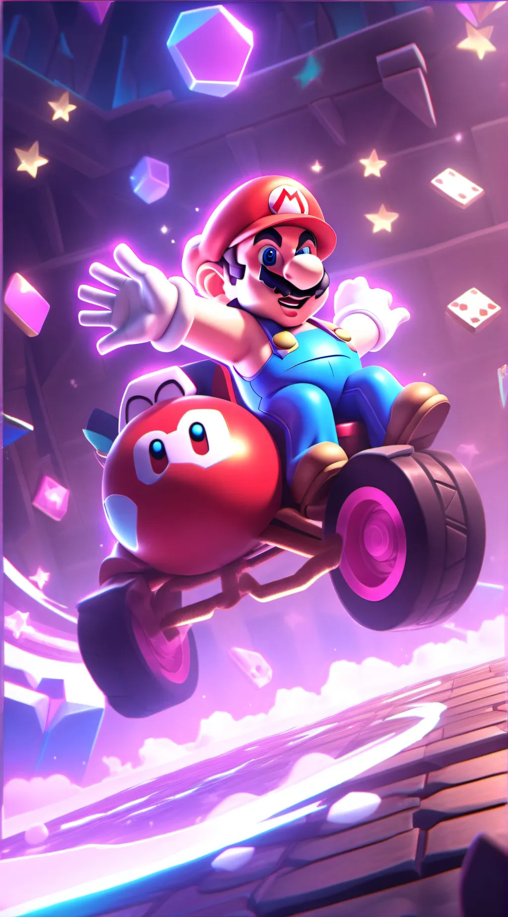 ai character: Mario background