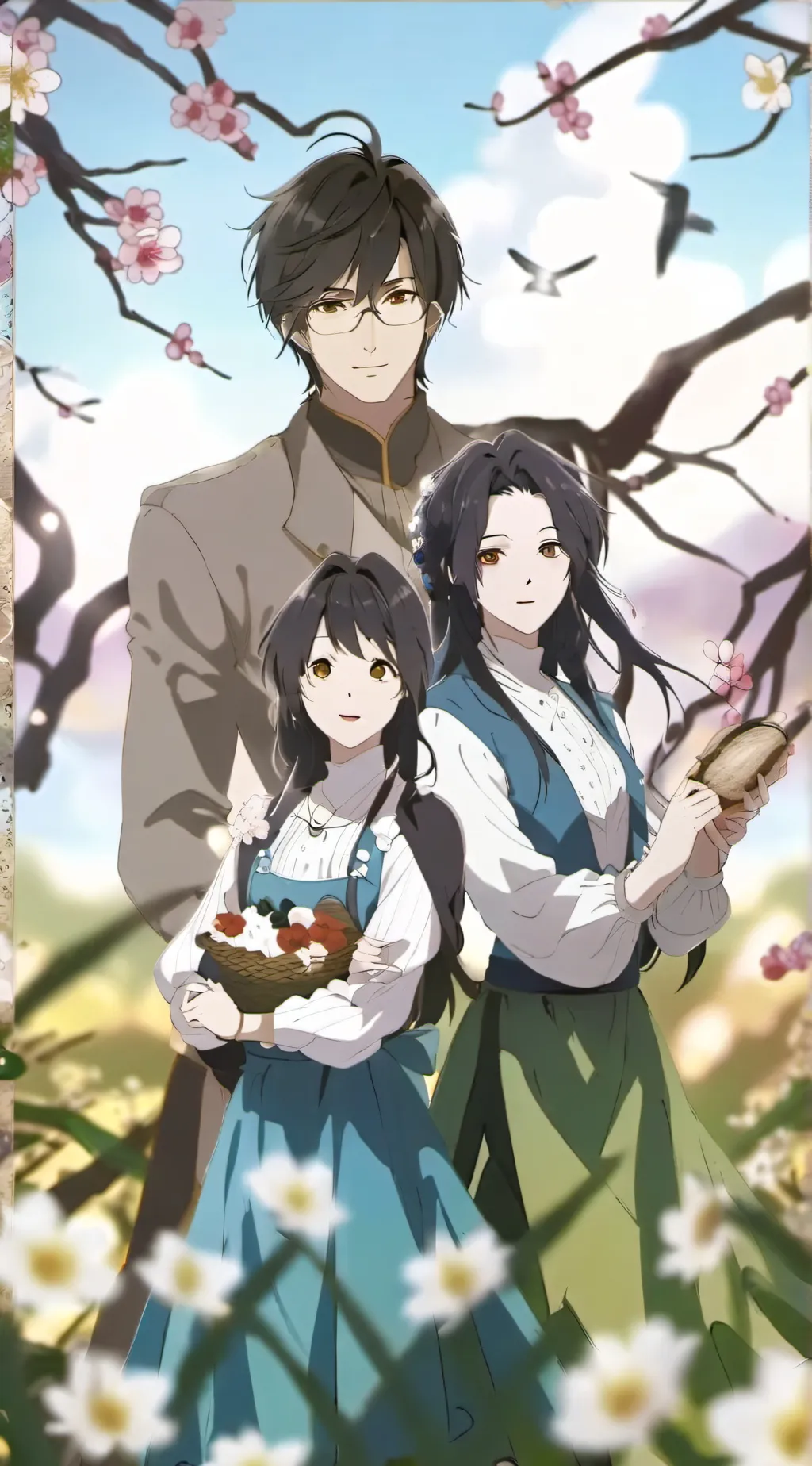 ai character: Alastor & Lucifer background