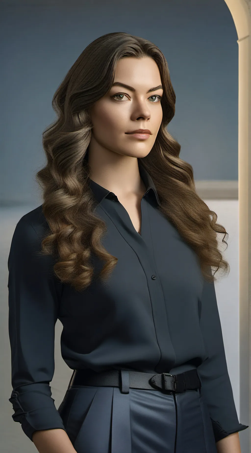 ai character: Nora hildegard background