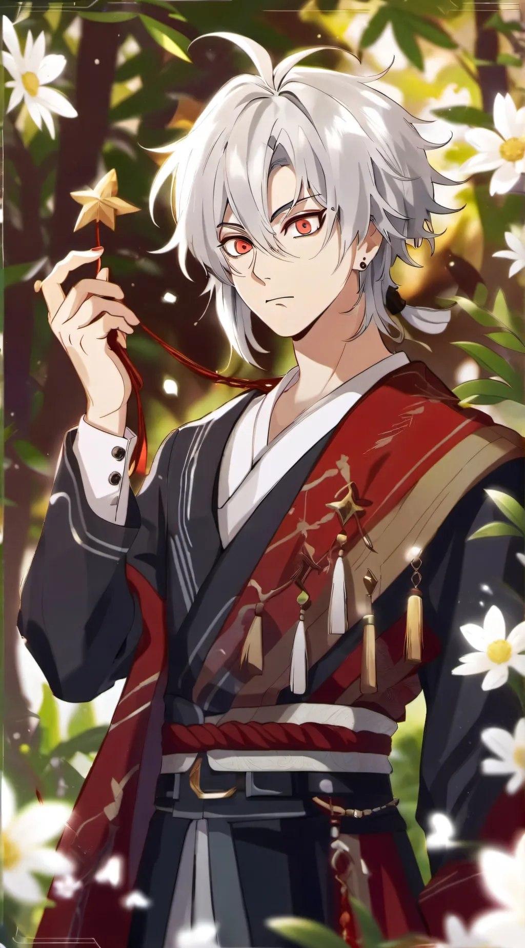 ai character: Sanemi & obanai background