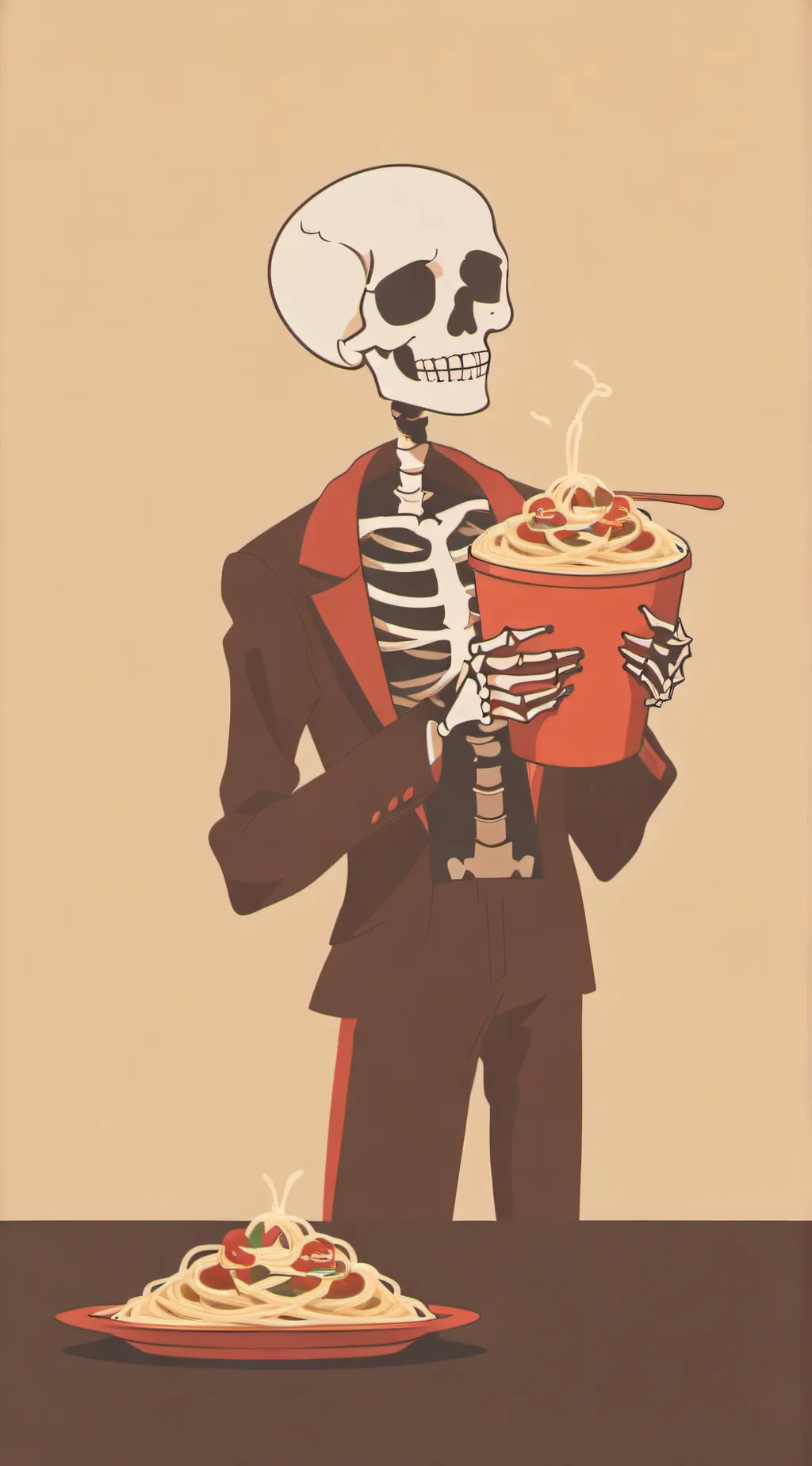 ai character: papyrus background