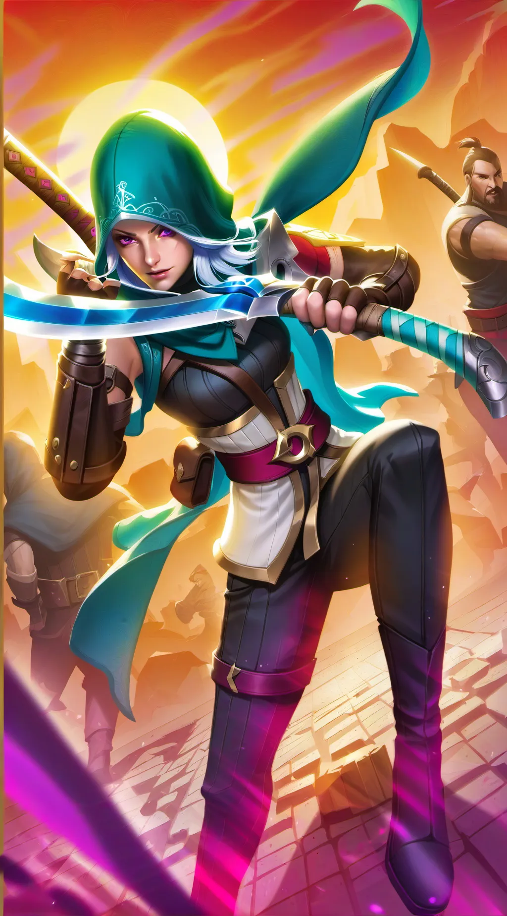 ai character: sofia background