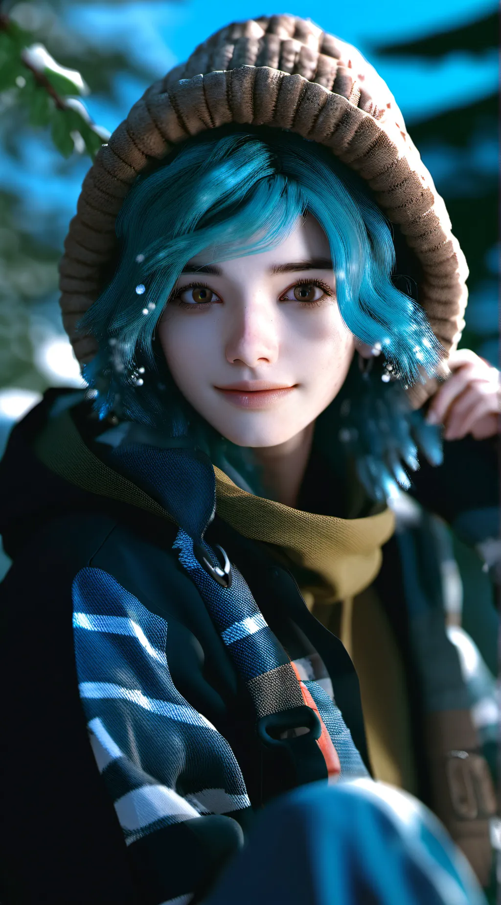 ai character: Ariana background