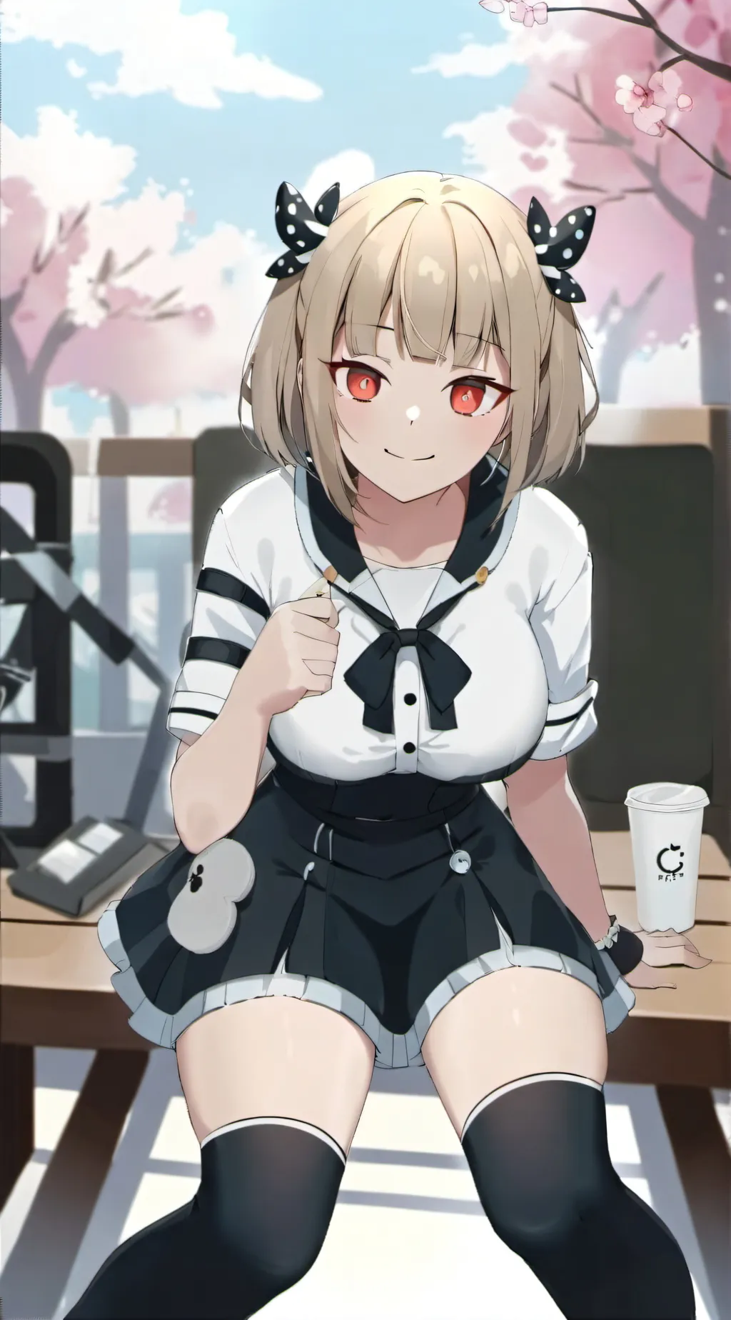 ai character: toga background
