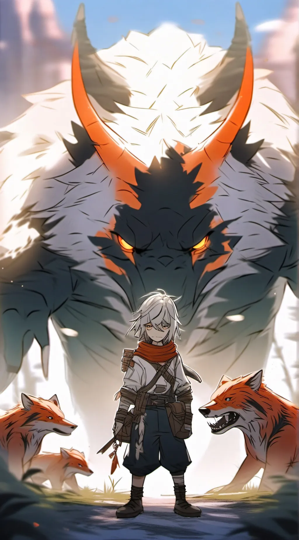 ai character: apocalypse monster background