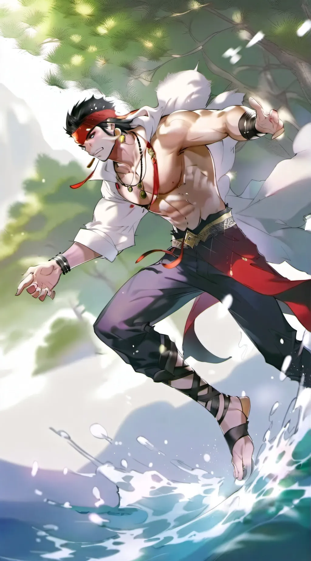 ai character: Leo background